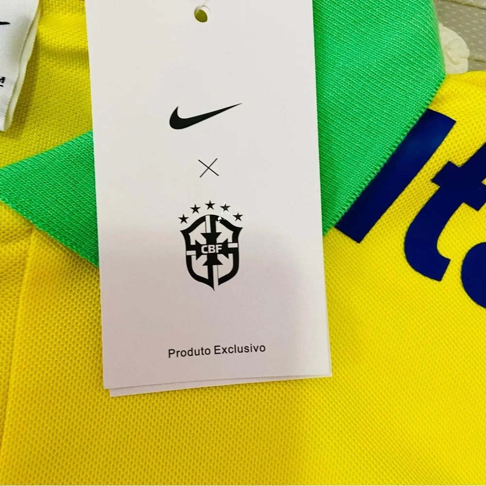 Nike Brazil Brasil special edition press conference training game polo jersey - Picture 4 of 6